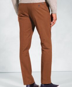 Alternative view of Regular Fit Kerswell Ginger Cotton Moleskin Trouser