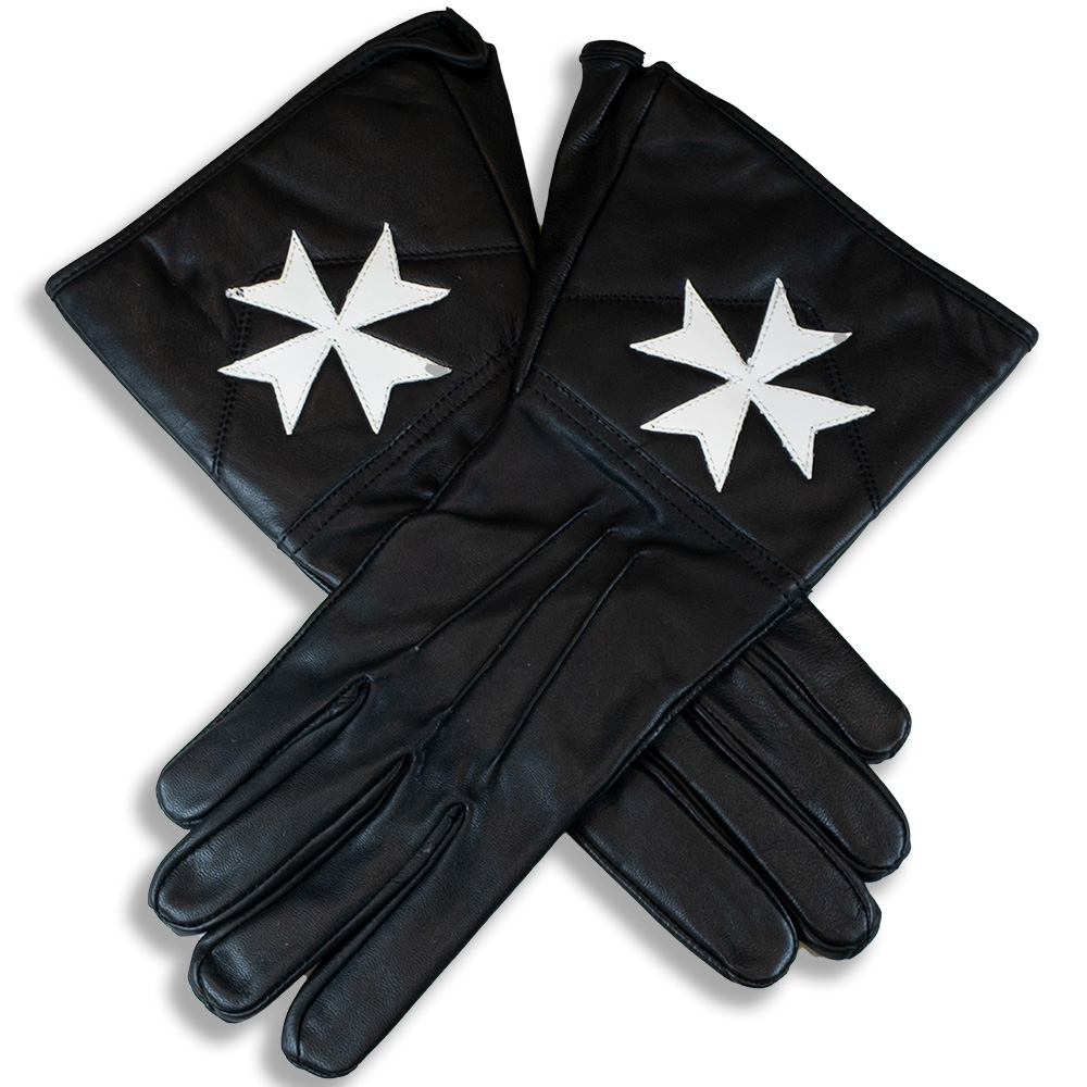 Knight Malta Leather Gauntlets