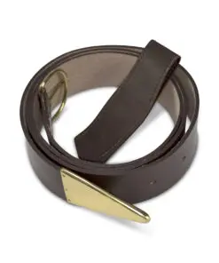 Knight Templar Leather Belt and Frog