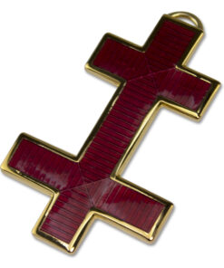Knight Templar Preceptors Cross Jewel For Collarette   (active)