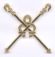 Knight Templar Priest Crossed Croziers