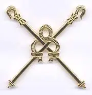 Knight Templar Priest Crossed Croziers