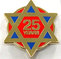 Lapel Pin - Ra 25 Year