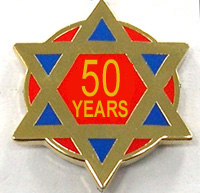 Lapel Pin - Ra 50 Year