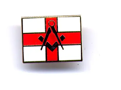 Lapel Pin - S&c On St George Flag