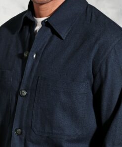 Alternative view of Ledger Navy Cotton Linen Overshirt