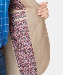 Alternative view of Tailored Fit Leeds Biscuit Linen Jacket
