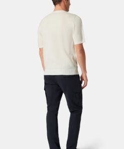 Alternative view of Lewis Ivory Merino Wool Half Sleeve Jumper