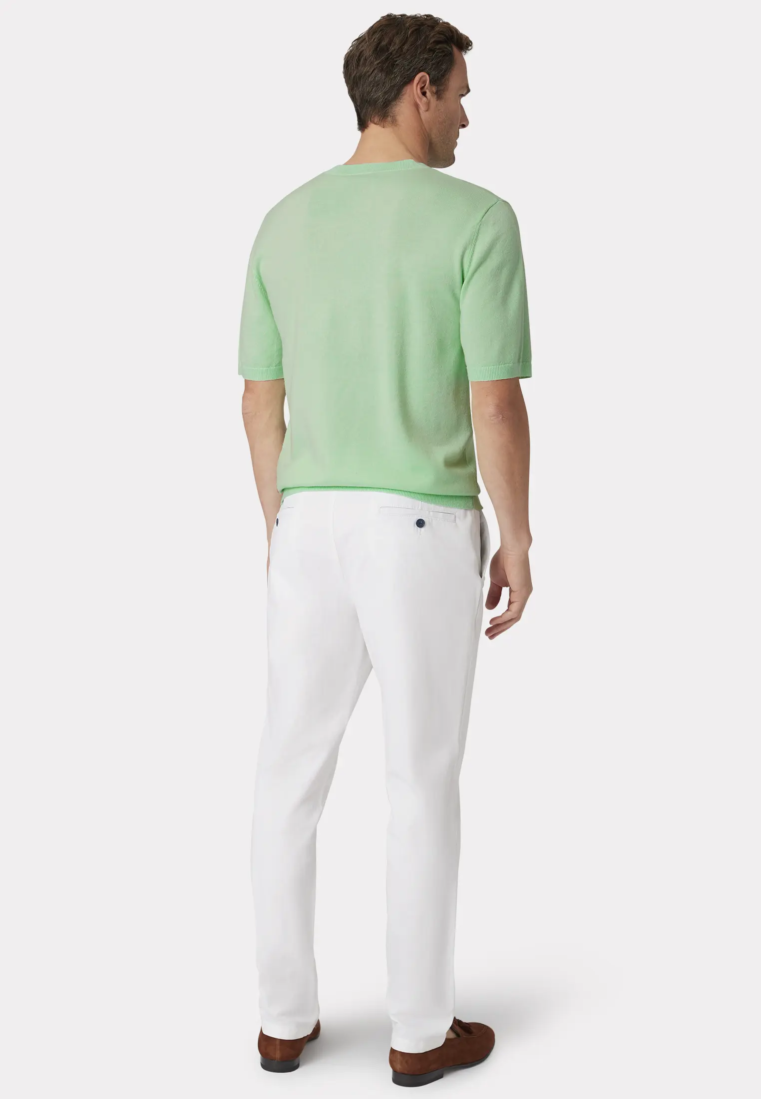 Lewis Apple Merino Wool Half Sleeve Jumper - Image 2