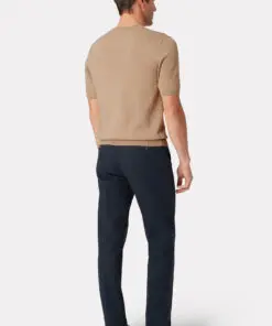 Alternative view of Lewis Sand Merino Wool Half Sleeve Jumper