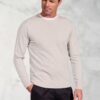 London Stone Cotton Merino Crew Neck Jumper