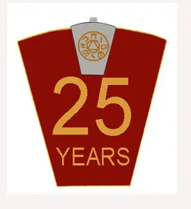 Mark 25 Year Lapel Pin