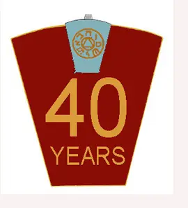 Mark 40 Year Lapel Pin