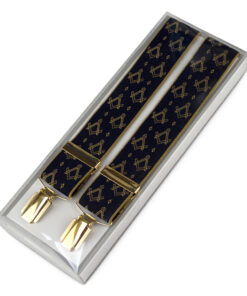 Masonic Braces - S & C  On Blue