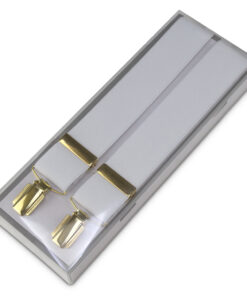 Masonic Braces - White