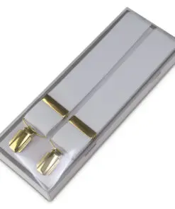 Masonic Braces - White