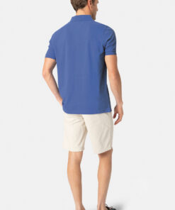 Alternative view of Milford Ocean Pure Cotton Pique Polo Shirt