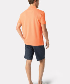 Alternative view of Milford Apricot Pure Cotton Pique Polo Shirt