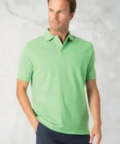 Milford Apple Pure Cotton Pique Polo Shirt