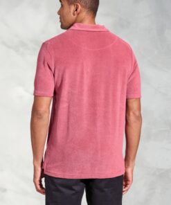 Alternative view of Milton Rose Cotton Rich Terry Towelling Polo Shirt