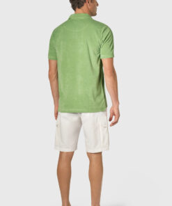 Alternative view of Milton Apple Cotton Rich Terry Towelling Polo Shirt