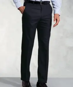 Tailored Fit Monaco Navy Trouser