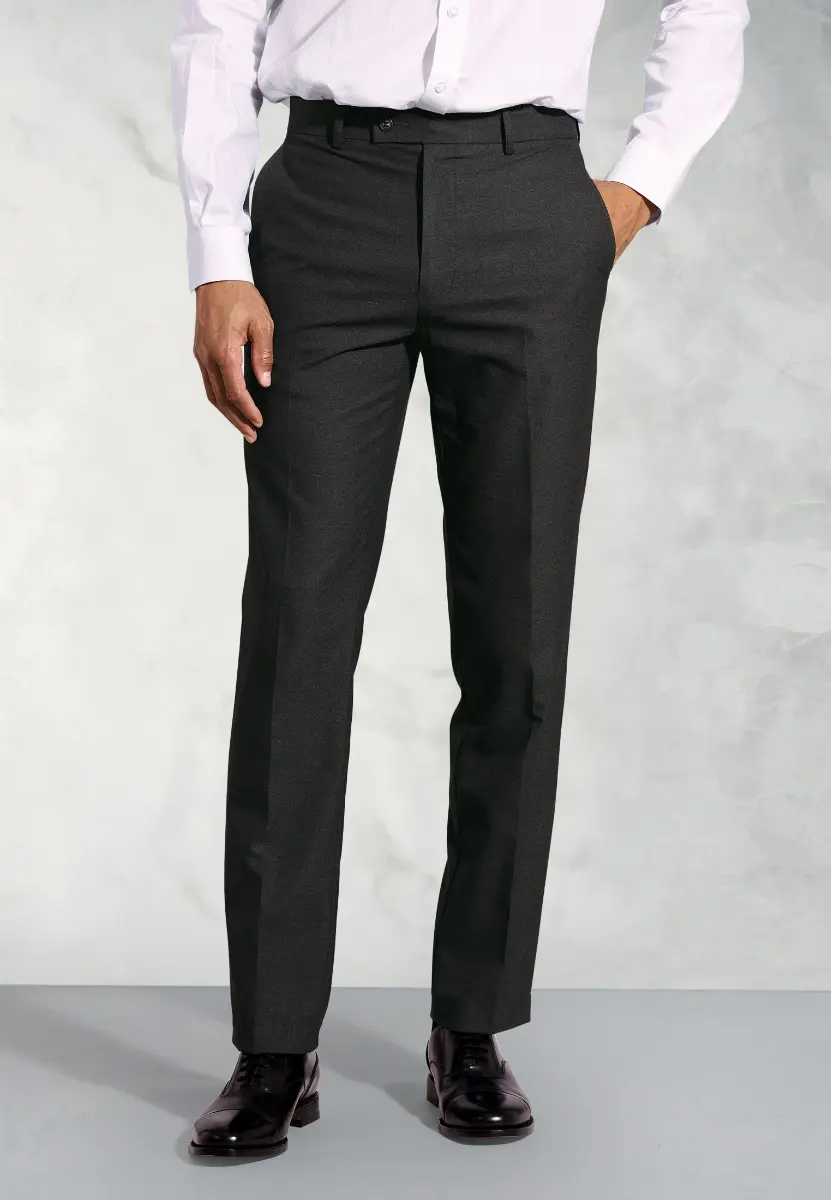 Tailored Fit Monaco Charcoal Trouser