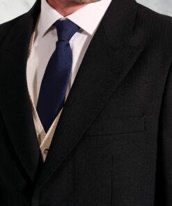 Alternative view of Regular Fit Black Pure New Wool Morning Suit Jacket