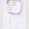 Regular Fit Pink Micro Check Oxford Cotton Shirt