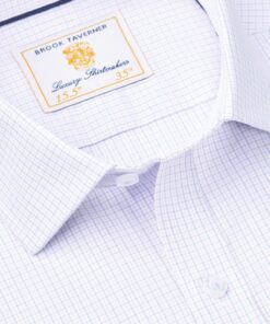Alternative view of Tailored Fit Pink Micro Check Oxford Cotton Shirt