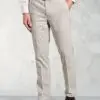Tailored Fit Newman Silver Grey POW Check Occasion Suit Trousers