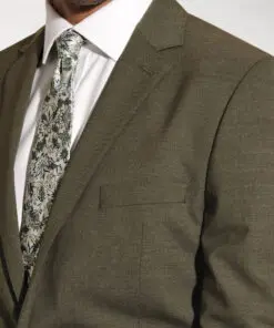 Alternative view of Tailored Fit Oliver Moss Melange Wool Blend Suit Jacket