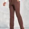Tailored Fit Oliver Rust Melange Wool Blend Suit Trouser