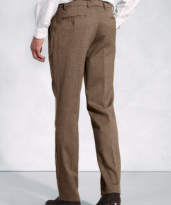 Alternative view of Regular Fit Olney Caramel Flannel Trouser