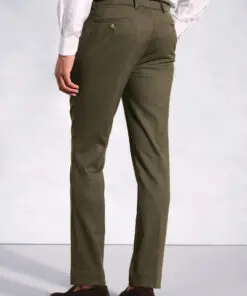 Alternative view of Regular Fit Olney Olive Flannel Trouser