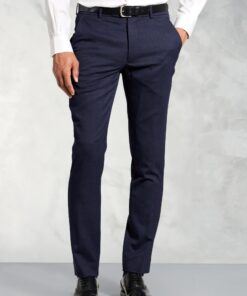 Regular Fit Olney Air Force Blue Flannel Trousers