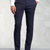 Tailored Fit Olney Air Force Blue Flannel Trousers