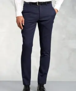 Tailored Fit Olney Air Force Blue Flannel Trousers
