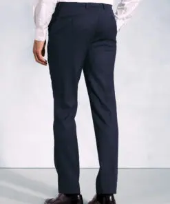 Alternative view of Regular Fit Olney Navy Flannel Trouser