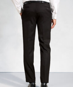 Alternative view of Regular Fit Olney Black Flannel Trouser