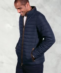 Orlando Navy Quilted Puffer Jacket