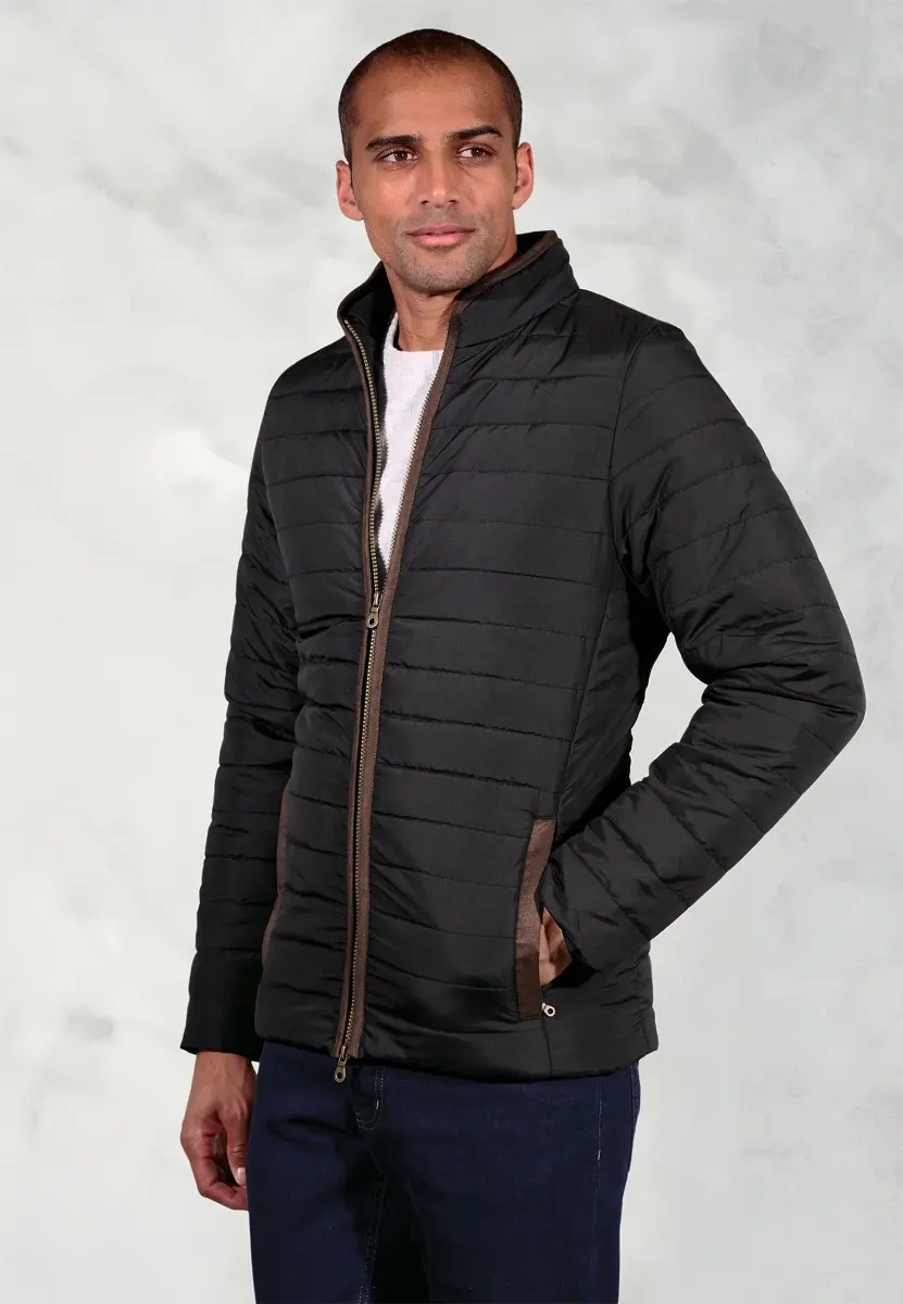 Orlando Black Quilted Puffer Jacket
