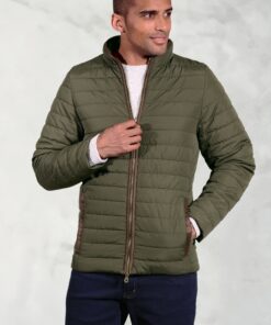 Orlando Olive Quilted Puffer Jacket