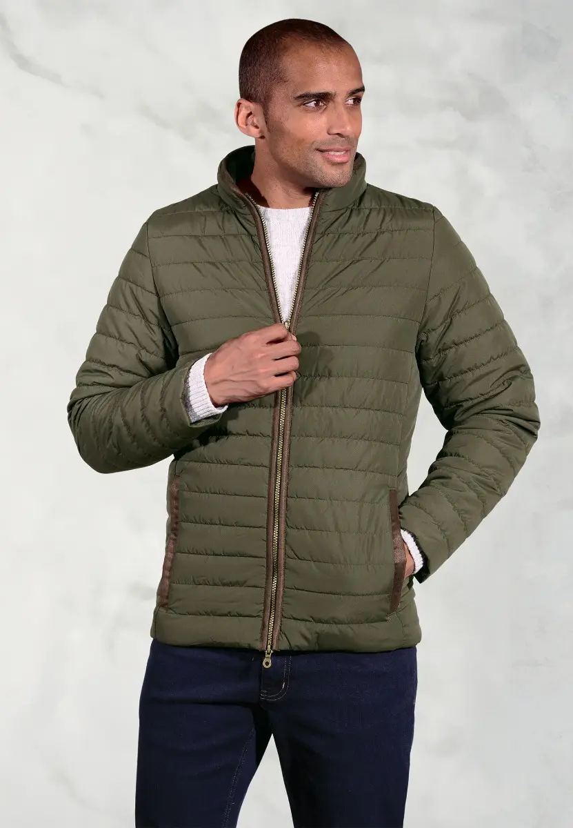 Orlando Olive Quilted Puffer Jacket