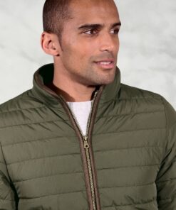 Alternative view of Orlando Olive Quilted Puffer Jacket