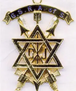 Osm Grand Acting Supreme Ruler Arch of Steel Collarette Jewel