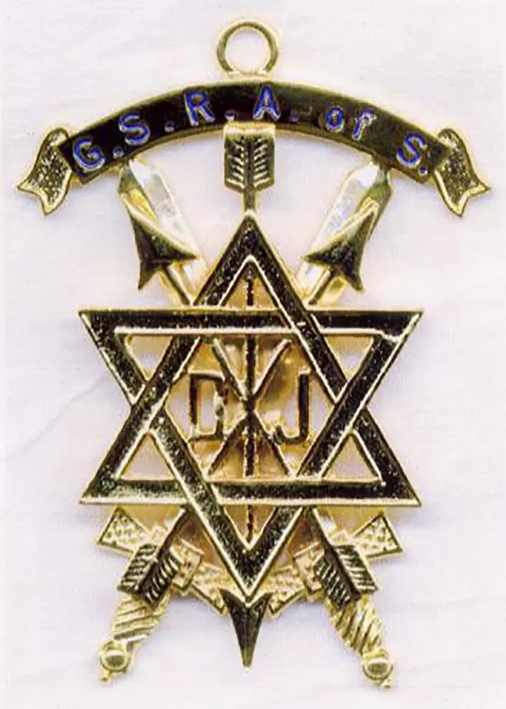 Osm Grand Acting Supreme Ruler Arch of Steel Collarette Jewel