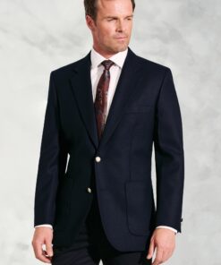 Regular Fit Oxford Navy Pure New Wool Blazer