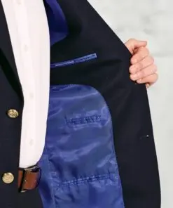 Alternative view of Regular Fit Oxford Navy Pure New Wool Blazer