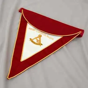 Past T.i. Master Apron - Lambskin   - Hand Embroidered Emblem +- Name & No.